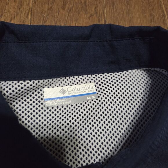 Ole Miss Tamiami Shirt Medium Columbia PFG Short Sleeve Button Men’s - Picture 4 of 9